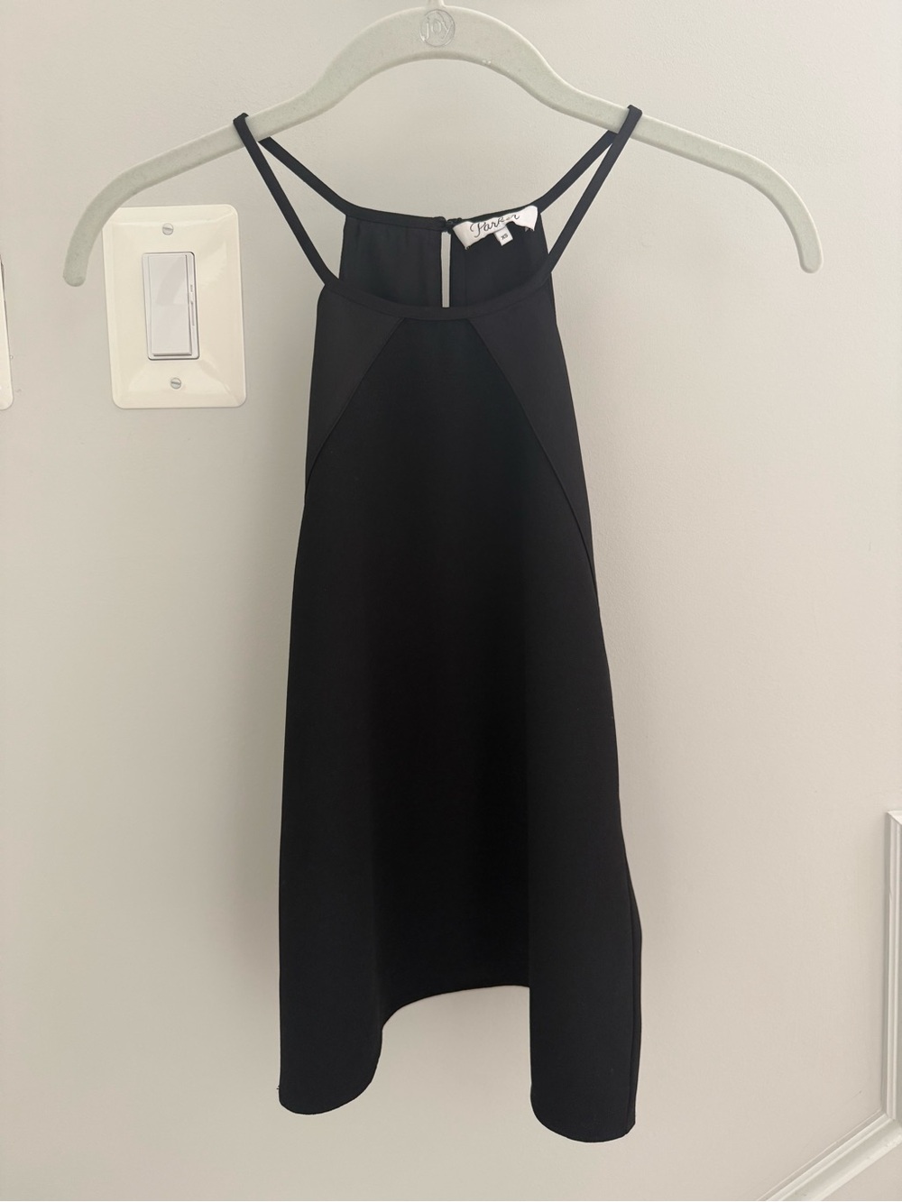 Parker Black High-Neck Tank Top 🖤